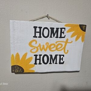 Handmade home sign